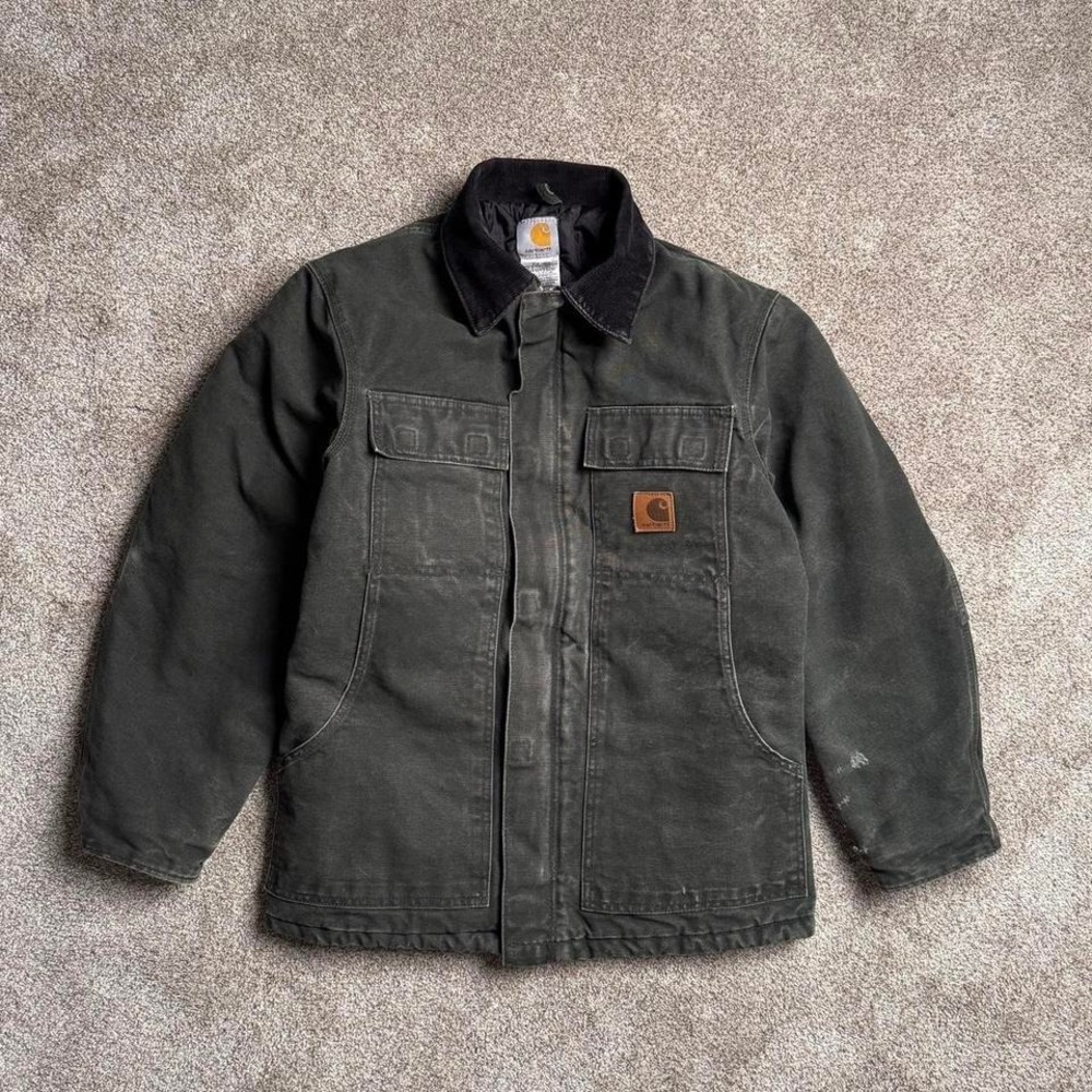 CARHARTT "MOSS GREEN" SANDSTONE TRADITIONAL COAT